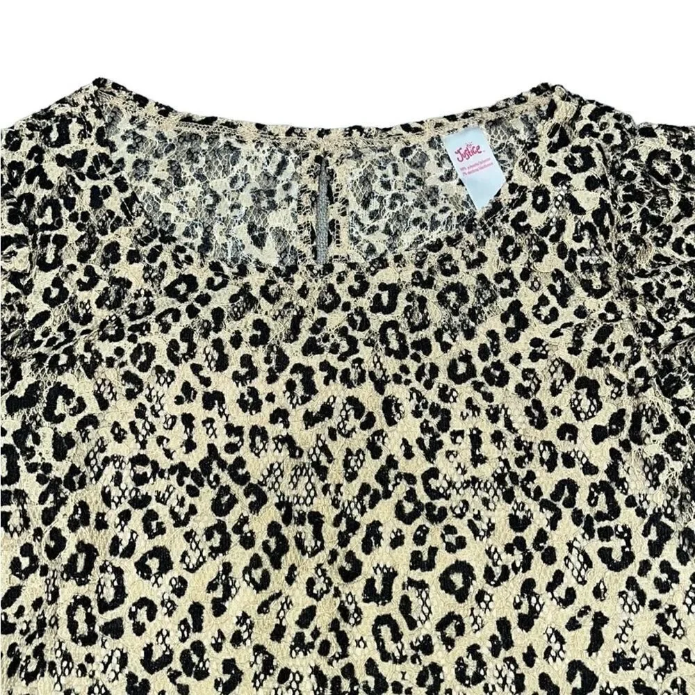 Justice Lace Cropped Top